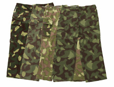 Genuine Finnish army surplus M 62 reversible wood snow camo trousers picture