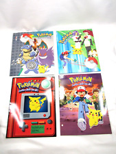 Pokemon 2 Pocket Folders - Gamefreak 1999 - Nintendo - School Supplies - Vintage picture