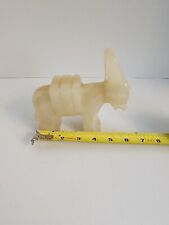 Onyx Burro/Donkey Figurine Hand Carved & Polished 6in picture