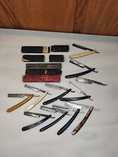 Antique Straight Razors Various Brands & Styles Lot Of 10, Boxes AS IS  picture
