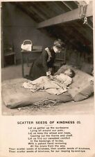 Vintage Postcard 1910's Scatter Seeds of Kindness Let us Gather Up the Sunbeams picture