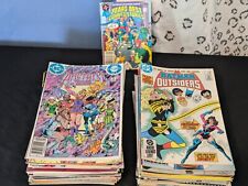 **VINTAGE RARE DC COMIC LOT (88) GREAT COND AMESTHYST OUTSIDERS BATMAN 80'S** picture