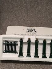 Department 56 Heritage Village Wrought Iron Fence #5999-4 Set of 4 picture