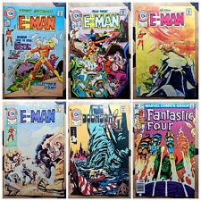 Early John Byrne SET FN-NM: E-MAN # 1, 6, 8, 10, Doomsday+1 #1, Bonus FF #232 picture