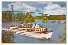 1955 Double Deck M.V. Miss Kingston Kingston Ontario Canada Posted Postcard picture