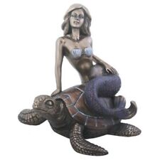PT Decorative Resin Mermaid on a Sea Turtle  Statue picture