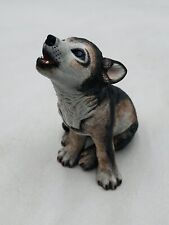 VTG 1992 Lenox Endangered Baby Animals Gray Wolf Pup Porcelain Figurine 7” picture