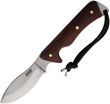 Aitor Safari Jr. Fixed Blade Knife Brown Wood Stainless w/ Belt Sheath 16471 picture