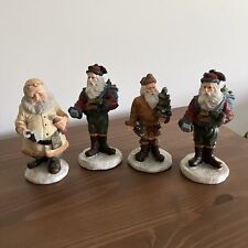 Lot Of 4 Christmas Painted Figurines  picture