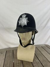 Vintage British Metropolitan Police Bobby Helmet  Hat 58cm picture