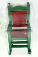 Tiny Treasures Green Rocking Chair Doll House Village Accessories  picture