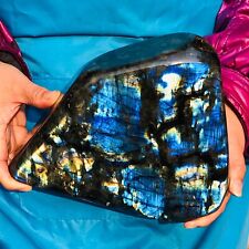 10.12LB Large Natural Gorgeous Labradorite Crystal Quartz Mineral Specimen heals picture