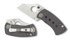 Spyderco Knives McBee Frame Lock Matte Finish Titanium CTS XHP C236TIP picture
