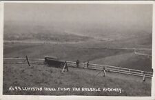 RPPC Lewiston ID From Van Arsdale Highway Aerial View c1930s Autos postcard NP7 picture