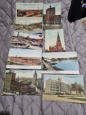 Antique 1900s Buffalo NY Postcard Lot Of 57 Buildings Scenes Locations Wny picture