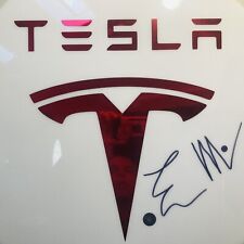 COA Elon Musk Hand Signed Tesla Automotive Autographed Sign Twitter X.com SpaceX picture
