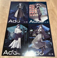 Ado Kura Sushi Collaboration Clear Poster Complete Set A3 Size Limited Quantity picture