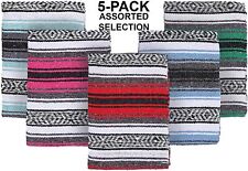El Paso Designs - Random Color Mexican Yoga Blankets (5-Pack) - 51 x 74 inches picture