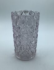 Vintage American Brilliance Cut Crystal 6” Vase in Great Condition  picture