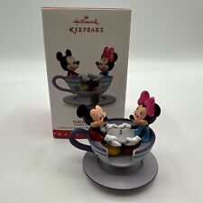 Hallmark Keepsake Ornament Disney “Teacup For Two” Mickey and Minnie 2016 picture