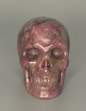 2in Pink Rhodonite Carved Crystal Skull picture