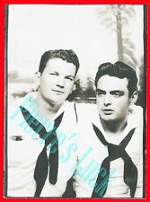 Two Very Handsome Sailor Buddies On Leave - Vintage 1940's Photo - GAY INTEREST picture
