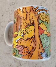 Vintage Winnie The Pooh At Rabbit's Howse Coffee Cup Tigger, Eeyore, Piglet picture