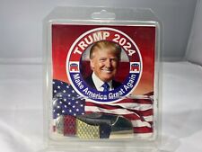 LIMITED EDITION Collectable Trump 2024 Pocket Knife w/ Brass & Acrylic Handle picture