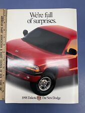 Vintage NOS 1998 Dakota Sport PickUp The New Dodge Dealership Brochure 26 Pgs picture