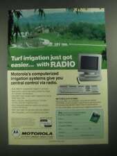 1987 Motorola Irrigation Systems Ad - Irrigation Got Easier With Radio picture