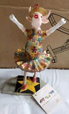 Cow Parade 2001 Dancing Diva Cow Figurine Item #9132 Numbered picture