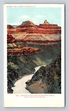 AZ- Arizona, Aerial Granite Gorge From Bright Angel Trail, Vintage Postcard picture