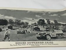 W.W. II. U.S. “UNDER SOUTHERN SKIES” PHOTO MONTAGE, 42” BY 9 ½ “, RARE-Americana picture