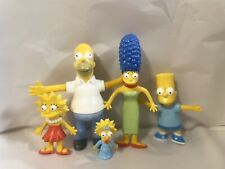Vintage 1990’s The Simpsons Family Toy Figurine Collection. picture