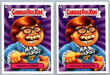 Austin Powers Mike Myers Garbage Pail Kids GPK Spoof 2 Card Set picture