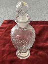Beautiful Vintage Avon Skin So soft Glass Bottle With Topper- Estate Find picture