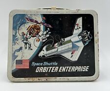 Vintage 1977 Space Shuttle Orbiter Enterprise Lunch Box Lunchbox With Thermos picture