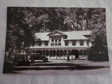 Postcard Mt Gretna park PA Essolene Gas station Bob's Deli Store 1935 postcard picture