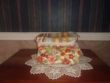 Longaberger Sunflower Sunflower Stripe Insulated Lunch Bag picture