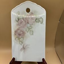 Vintage handmade and handpainted ceramic cheeseboard picture