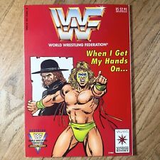WWF When I Get My Hands On… Valiant Comics 1991 VFNM RARE HTF picture