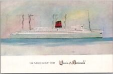 Vintage Cruise Ship Postcard 