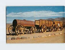 Postcard 20 Mule Team Borax Wagons Death Valley National Monument California USA picture