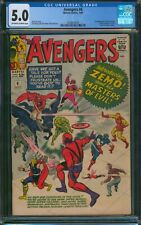 Avengers #6 (1964) ⭐ CGC 5.0 ⭐ 1st App of Baron Zemo Silver Age Marvel Comic picture