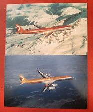 CP Air Postcards Douglas DC-8 + DC -8-63 CANADA Canadian Pacific picture