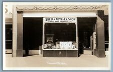 RPPC Postcard~ Sell & Novelty Shop~ Traverse City, Michigan picture