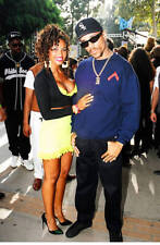 Ice-T and wife Darlene Ortiz at MTV Awards in LA CA USA 1992 Old Photo picture