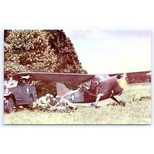 Stinson Sentinel Flying Jeep liaison WWII Military Airplane Postcard 01171 picture