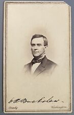 1863 Mathew Brady Signed Charles R Buckalew US Civil War PA Democrat Politic Cdv picture