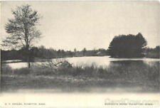 Plympton,MA Bonney's Pond Plymouth County Massachusetts A.S. Burbank Postcard picture